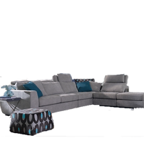 AIRIS fabric sofa modern and simple adjustable headrest armrest step position side A Gilia