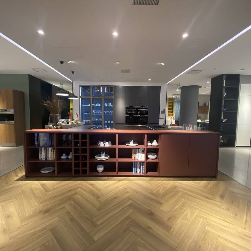 Nolte Nolde Nolte Chinese Element Showcase Cabinet China Elemental Matt Baking Varnish Metal Texture