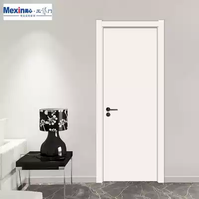Meixin wooden door silent bedroom door interior door custom wooden door solid wood composite door 2000 paint-free door
