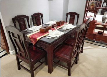 National Color Sky Incense Table Dining Chair 6 of the Dining Room