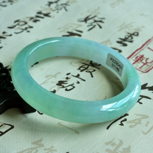 Натуральная изумрудная реплика из Мьянмы, браслет из нефрита, защитный амулет, имитация льда