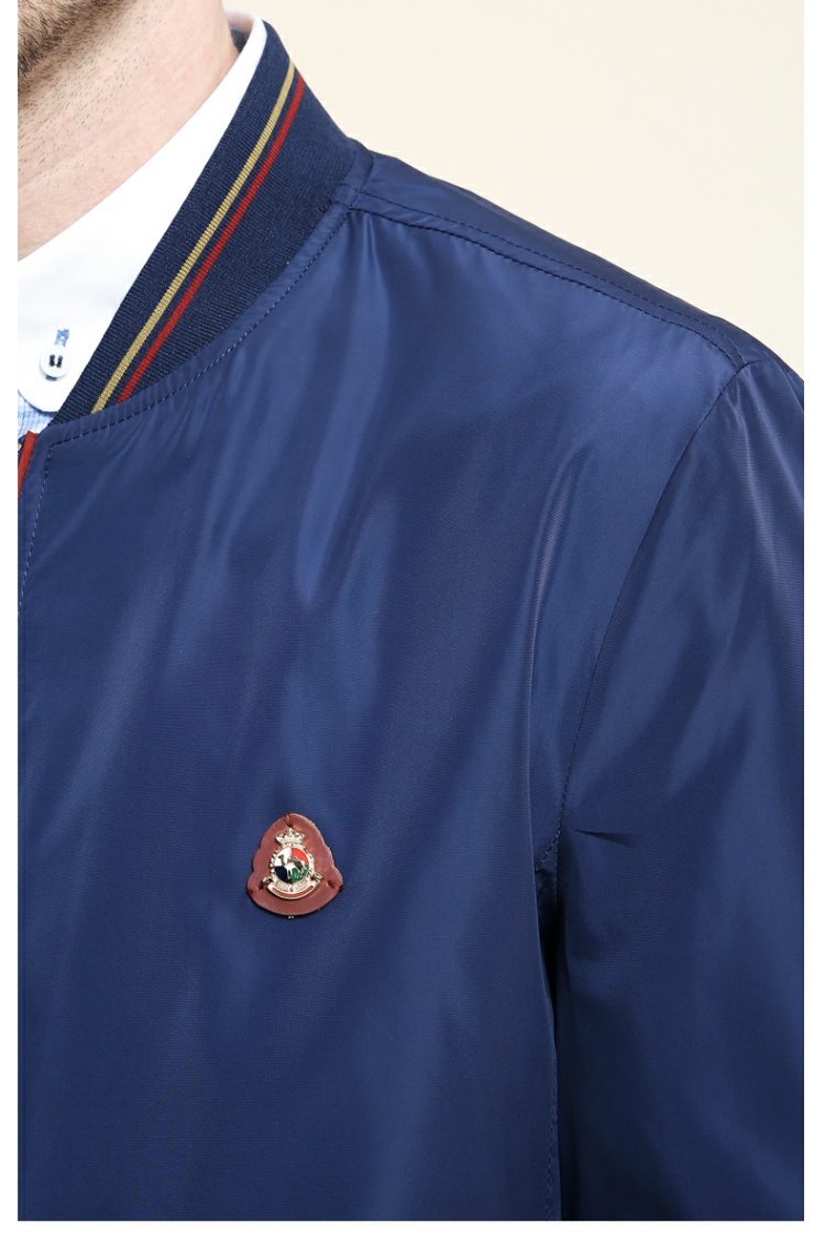 Áo khoác bóng chày nam Camel Jersey Jersey Áo khoác nam không có mũ có cổ áo bóng chày Áo khoác giản dị Thời trang Áo khoác nam màu rắn - Đồng phục bóng chày áo bomber jacket