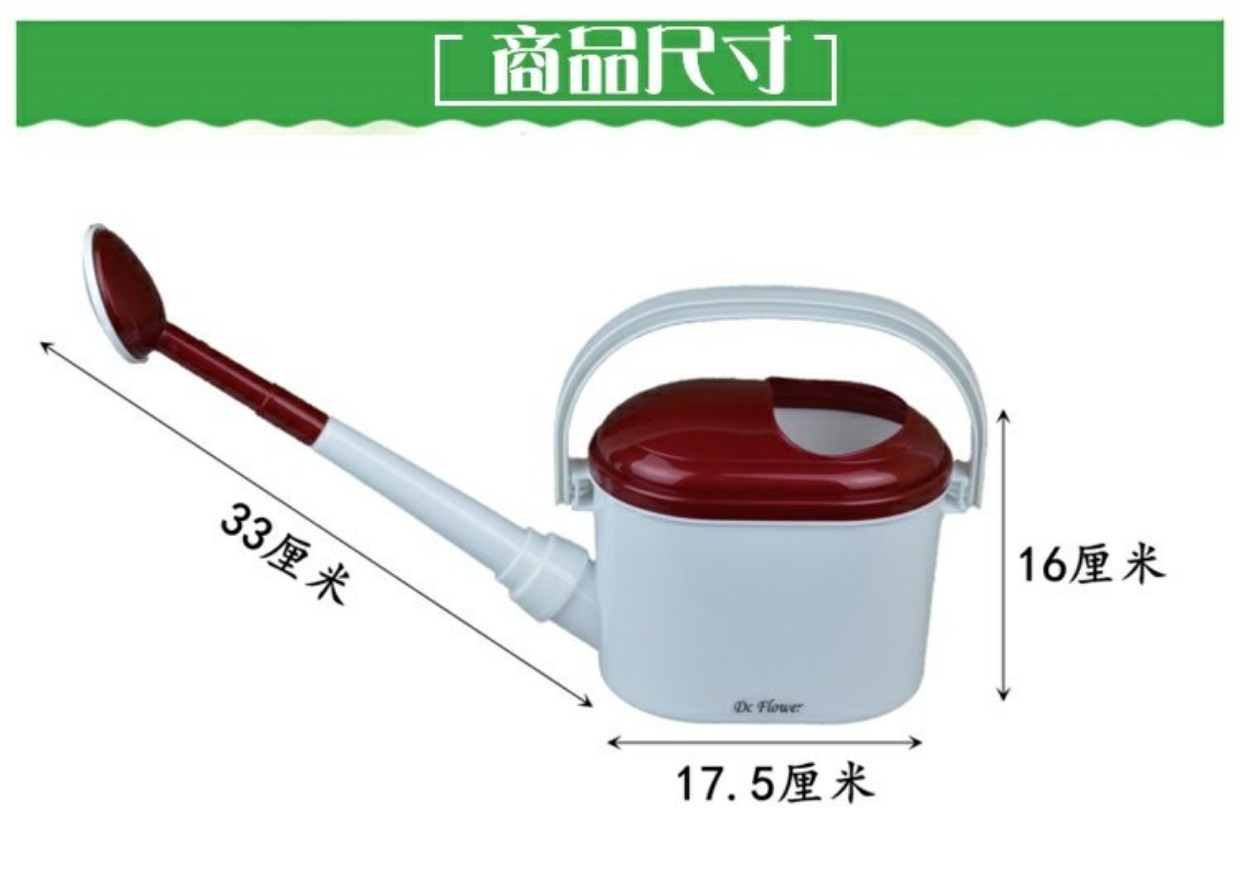 Bình tưới nước cho bác sĩ Hua Bình tưới màu mới có thể làm dày miệng dài 2 lít bình xịt làm vườn vòi tưới nhỏ giọt