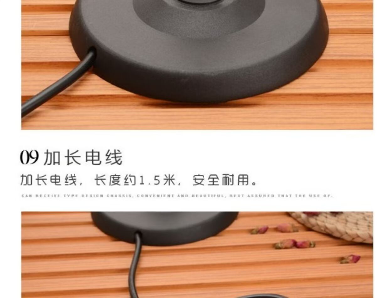 Cấp thực phẩm thép không gỉ nồi nhanh ấm điện ấm đun nước ấm đun nước ấm đun nước với tay bong bóng tự động tắt - ấm đun nước điện bình đun siêu tốc thủy tinh