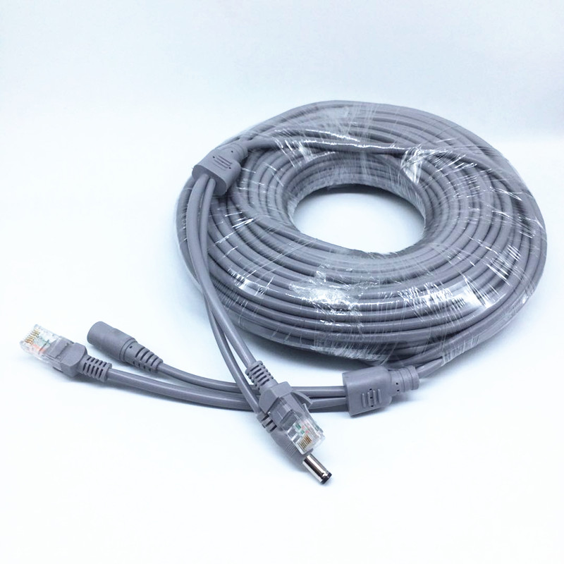 General purpose network surveillance camera video power supply integrated finished line HD camera connection cable