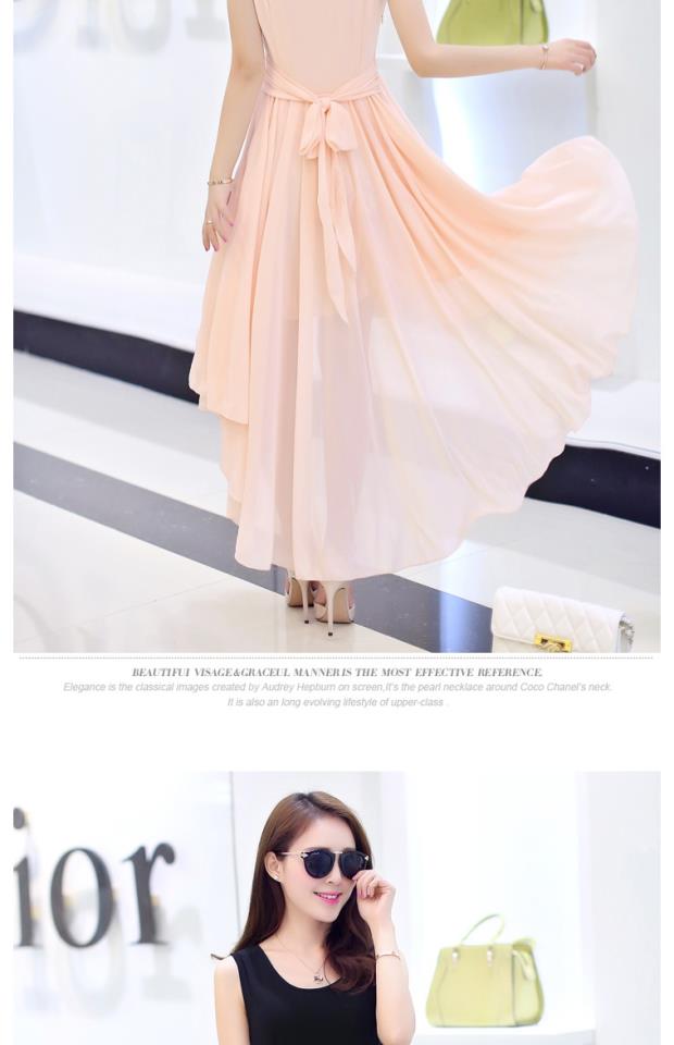 Mùa hè 2018 mới bất thường đi biển váy đầm xòe ngắn váy voan ngắn dài váy boho đầm hoa dài
