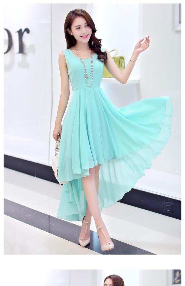 Mùa hè 2018 mới bất thường đi biển váy đầm xòe ngắn váy voan ngắn dài váy boho đầm hoa dài