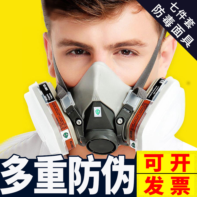 6200 full face anti-chemical industry dust gas anti-gas mask for spraying gas mask for pesticide breathing