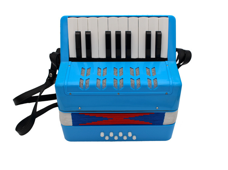 Xuất khẩu Hà Lan accordion chuyên nghiệp trẻ em mới bắt đầu 17 phím 8 bass câu đố giáo dục sớm nhạc cụ đồ chơi lớn shop đồ chơi