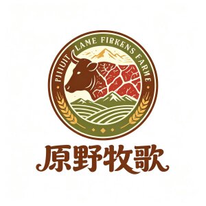 云微川锦生鲜店的LOGO