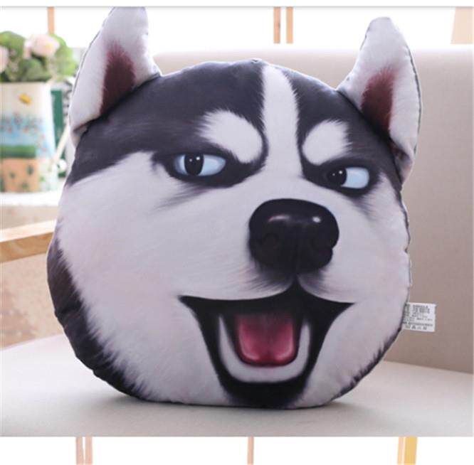 Warm Hands Cover Cute Haschic Hair Suede Toy With Pillow Paparazzi Puppy Head Doll Holding Pillow Female Diha Dog Doll