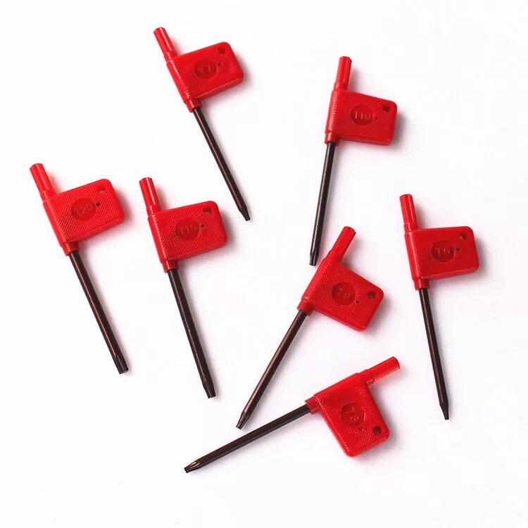 CNC machine tool accessories small red flag plum wrench T6 T8 T10 T15 T20 cutter bar cutter head accessories