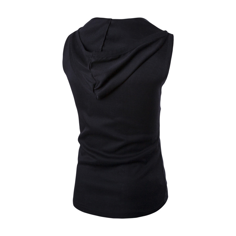 Áo vest nam cotton mùa hè đáy quần vest nam không tay phiên bản Hàn Quốc của quần bó sát thể thao bó sát áo vest nam ao thể thao
