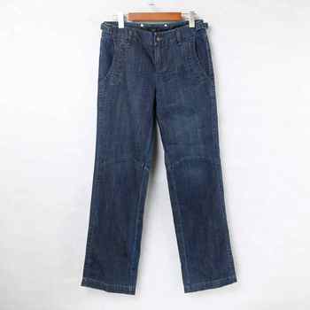[Cut]L**S Old Style Simple Commuter Jeans with Adjustable Waist, Casual Wide-Leg Pants, Dad Pants 1933318