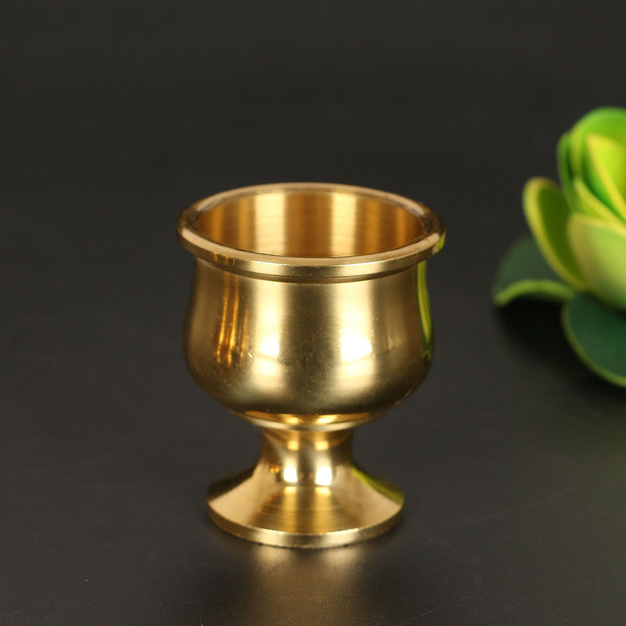 Pure copper light body water supply cup 7 for the Buddha's cup Buddha front for a bowl water purifying cup 8 for a cup home gonewater cup wine glass