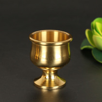 Pure copper light body water supply cup 7 for the Buddhas cup Buddha front for a bowl water purifying cup 8 for a cup home gonewater cup wine glass