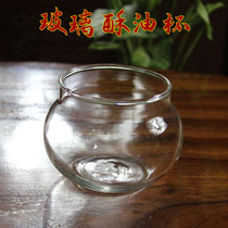 42 hours transparent glass oil cup for the Buddha oil lamp Buddha front for the lamp Easy long Ming light for the Buddhas oil bowl oil bowl