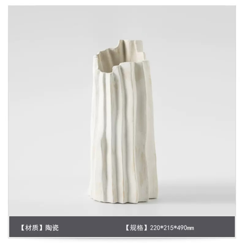 Wabi-Sabi Style Ceramic Vase Ornaments, Living Room Flower Arrangement Decorations, Hotel and B&B Soft Furnishings, Dining Table and Entrance Hall Flower Ornaments Wabi-Sabi Style Ceramic Vase Ornaments, Living Room Flower Arrangement Decorations, Hotel and B&B Soft Furnishings, Dining Table and Entrance Hall Flower Ornaments