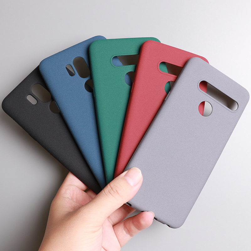 Suitable for Lg G8X Thinq/V50S Mobile Phone Case Velvet/G9 Matte Anti-Slip Anti-Sweat G7 Soft Silicone Case G6 Pure Color G8S Anti-Fingerprint