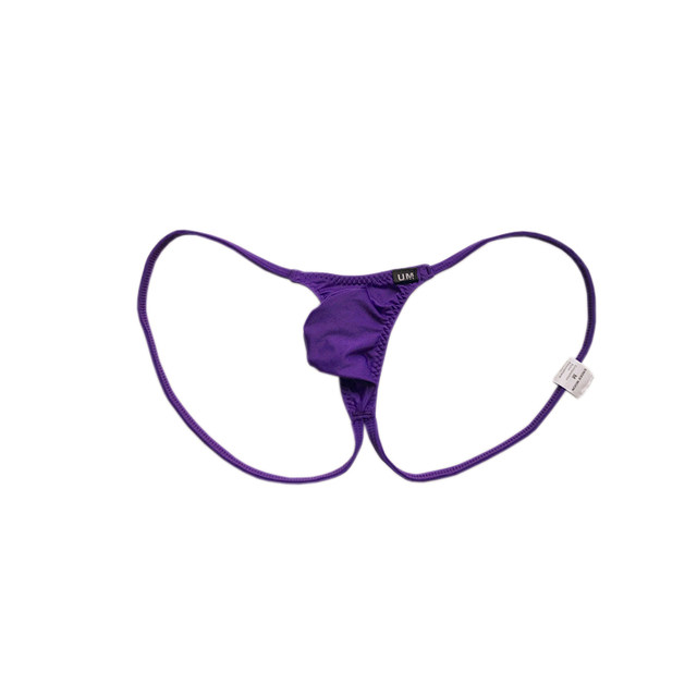 Waistless Men's Underwear, Ultra-Thin Silky Translucent Men's Thong, Sexy Men's New Style T-Pants, Plus Size Thong