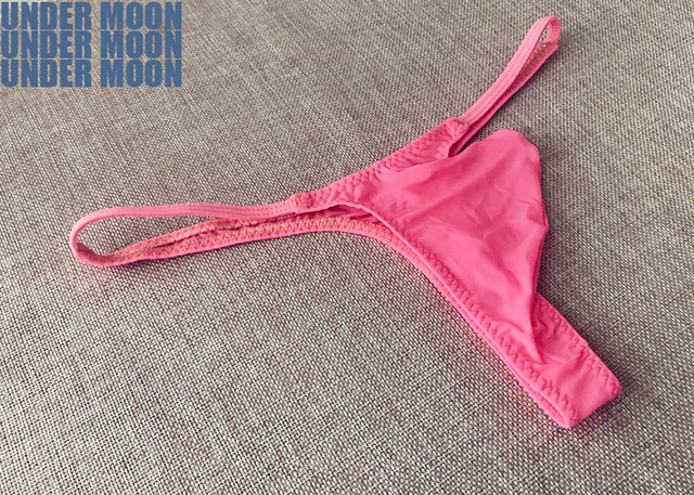 Upside-Down Sexy Men's Ice Silk Thong Ultra-Thin Comfortable Low-Rise Men's Three-Dimensional Semi-Transparent Underwear T-Pants