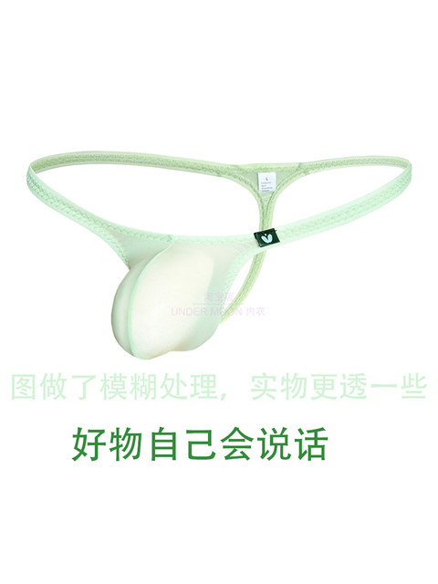 Ultra-Thin High-Transparency 80g Mask Skin Sexy Bird-Shaped Low-Rise Men's Thong Japanese Style Pure Desire Men's Underwear