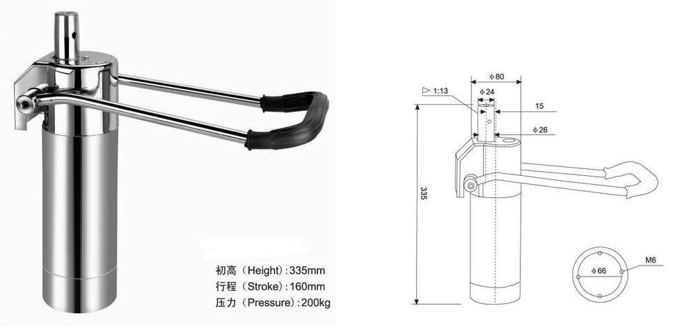 Hairy chair oil pump Hairy chair oil pump Hairy chair hydraulic pump hair chair accessories flat floor pump