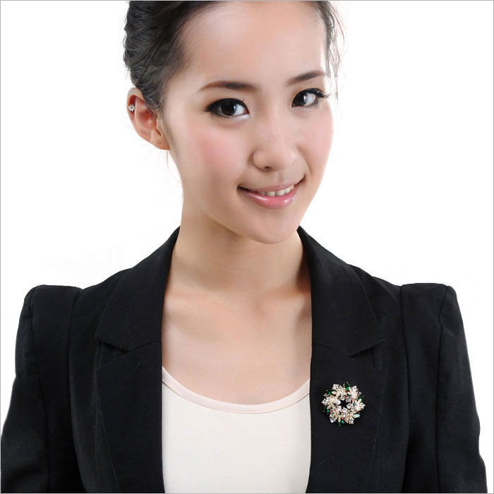 Broche femme en cristal autrichien - Ref 1176176 Image 29