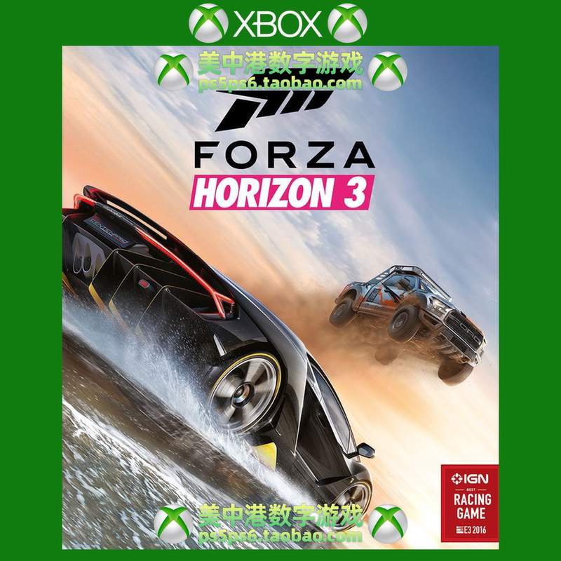 Chinese Version of Forza Horizon 3 for Xbox One, Compatible with Chinese Systems, Digital Download, Genuine Xbox One