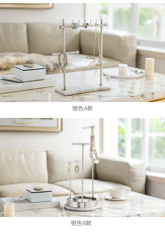 Sản phẩm tốt Ấn Độ nhập khẩu trang sức trang sức khung trang trí Kevin kim loại trang sức bằng đá cẩm thạch nhiều màu đồ dcor phòng ngủ