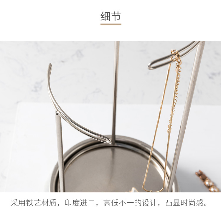 Sản phẩm tốt Ấn Độ nhập khẩu trang sức trang sức khung trang trí Kevin kim loại trang sức bằng đá cẩm thạch nhiều màu phụ kiện trang trí nhà đẹp