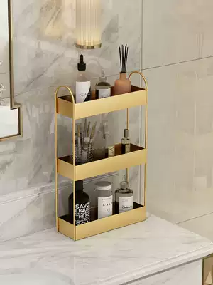 Toilet room bathroom sink rack non-punch wash table desktop skin care cosmetics finishing storage storage layer shelf