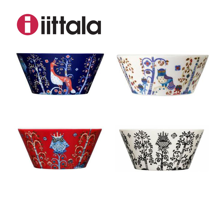 Finland Iittala Taika Magic Forest - Blue/White/Red/Black Dinner Bowl Small Bowl 0.3L Free Shipping