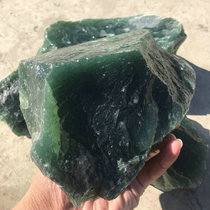 Natural Xiujade 180 woolen carving jade pendant ornaments jade raw stone Xiujade scrap seed bare stone