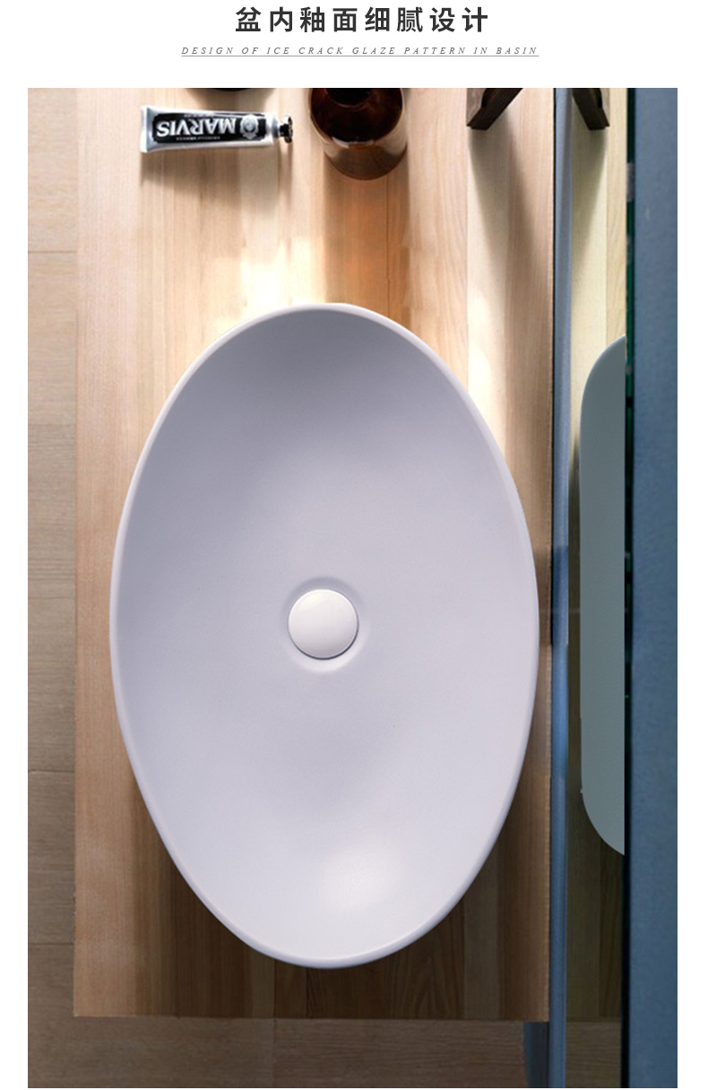 Nordic stage basin to single birdbath simple toilet lavabo lavatory basin basin ceramic household balcony