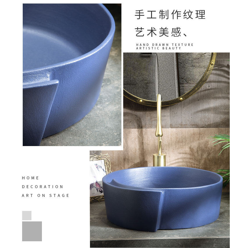 Sink on the small family toilet lavabo single basin basin ceramic basin is the basin that wash a face wash basin