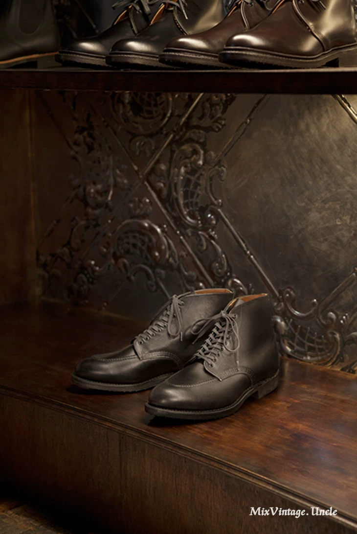 [美国redwing9090 9091红翼工装靴男绅士靴alden tank短靴indy boo]