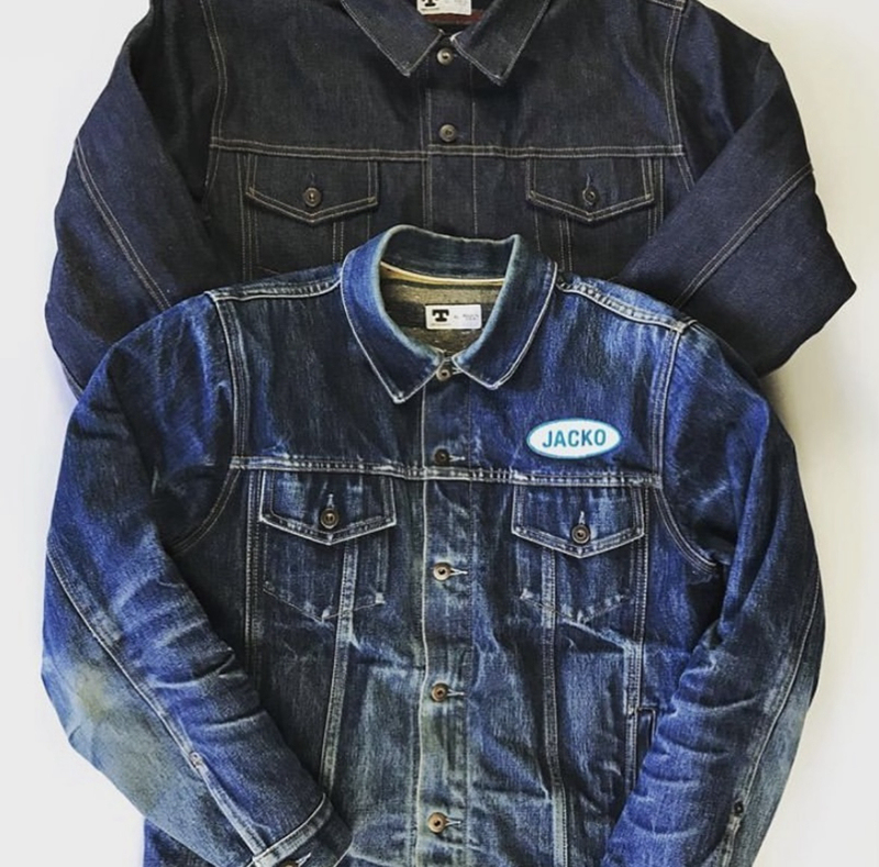 Authentic American Tellason Type3 Denim Jacket, Vintage Large T, American-Made Selvedge Denim Jacket, Original Denim Authentic American Tellason Type3 Denim Jacket, Vintage Large T, American-Made Selvedge Denim Jacket, Original Denim