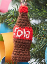 New Coke bottle crochet diagram jewelry drawing wool hand diy electronic picture tutorial