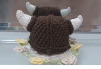 New baby horn hat crochet illustration hat drawings Wool knitting manual DIY tutorial recommended