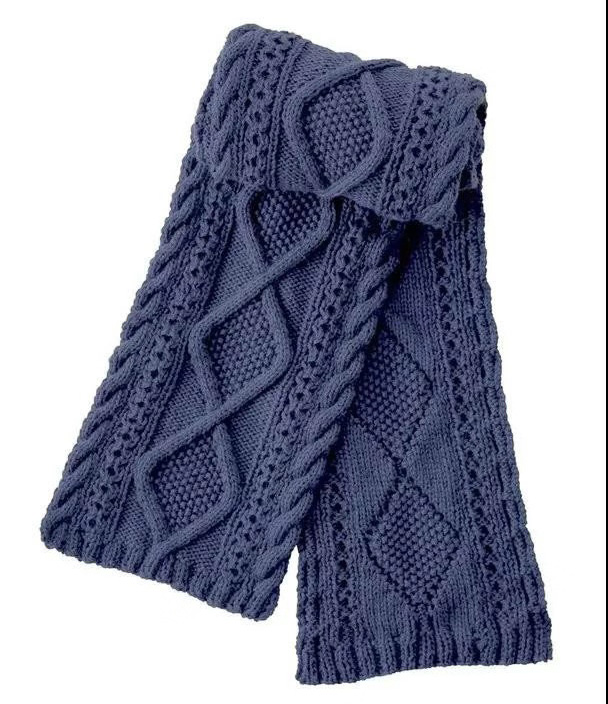 New twist scarf stick needle crochet illustration drawings Wool knitting manual diy picture tutorial recommended