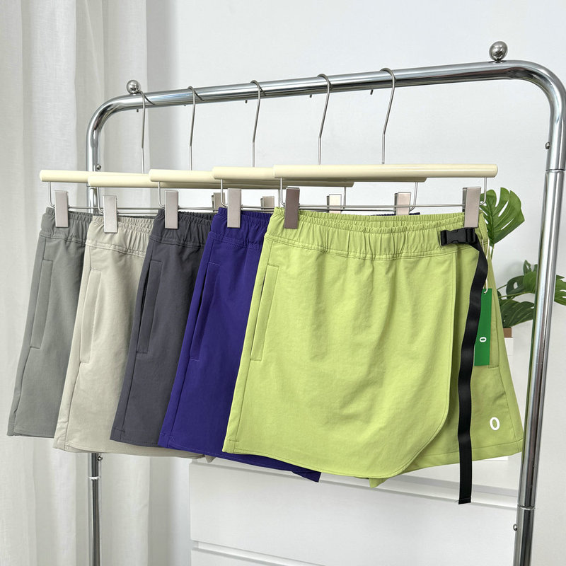 Factory Order! High-Waisted Anti-Exposure Outdoor Sports A-Line Skirt Pants, Quick-Drying, Waterproof, Versatile Casual Shorts for Women, Summer