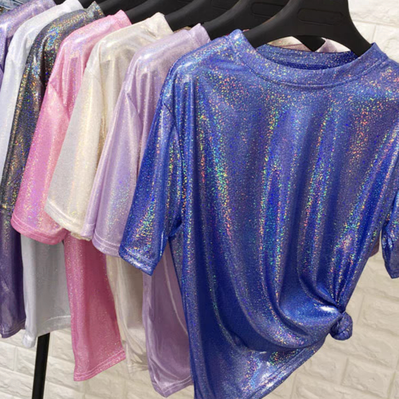 Evening Performance Student Cheerleading Costumes Shiny Children's Dance Internet Celebrity Dancewear Disco t Manufacturer Direct Sales