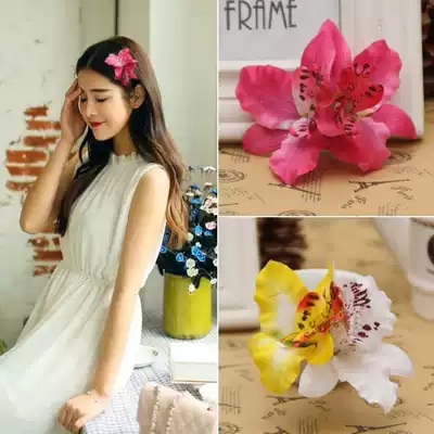 Seaside Resort Beach Travel floral headdress Headwear Hairband Bridesmaids Thai Orchid Bohemia Accessories Photo