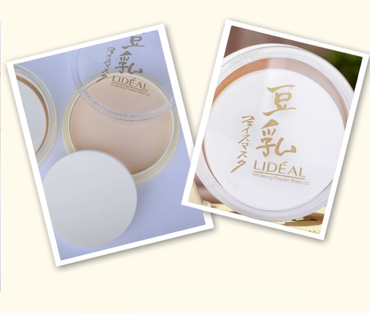 Nhật Bản Ling point sữa đậu nành che khuyết điểm khả năng dưỡng ẩm sửa chữa bột phấn trang điểm tinh dầu khô mịn làm sáng tông màu da