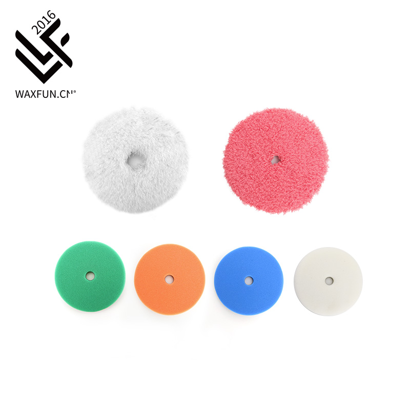 Wax powder low center of gravity ultra-thin wool sponge ultra-fine fiber disc self-adhesive painted surface mirror polished disc manufacturer direct
