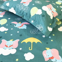 Small Flying Elephant Wide Cartoon Children Thickening Whole Cotton Old Coarse Cloth Linen Three Sets Pure Cotton Kang Single Cotton Linen