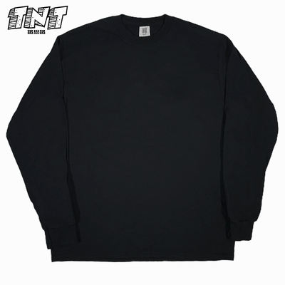 Kick Kick Basic couple black and white T-shirts, pure cotton loose half-sleeve base, round neck, short sleeve, long sleeve for men and women