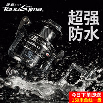 Dejima HK fishing wheel full metal thread Cup fish wheel Luya pole wheel fishing long-shot sea pole spinning wheel 14 axles