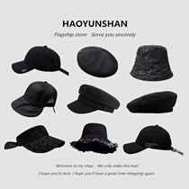  Hat suitable for tying a high ponytail New 2021 spring personalized female hat summer high-end explosive wild small head
